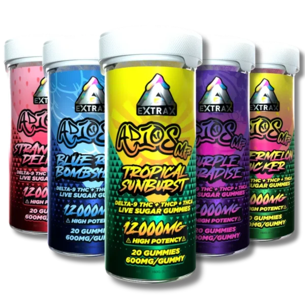 THCa Live Sugar 12000mg Gummies | Adios MF