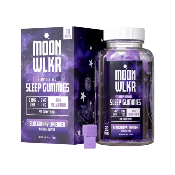 CBD : THC : Melatonin Sleep Gummies — Blackberry Lavender